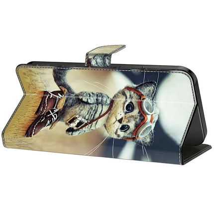 For Google Pixel 9 Pro  /  Pixel 9 Case Pattern Printing Anti-Drop Leather Flip Wallet Phone Cover