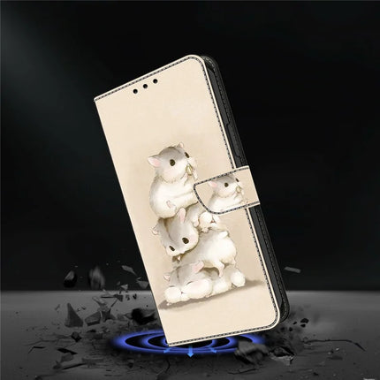 For Google Pixel 9 Pro  /  Pixel 9 Case Pattern Printing Anti-Drop Leather Flip Wallet Phone Cover