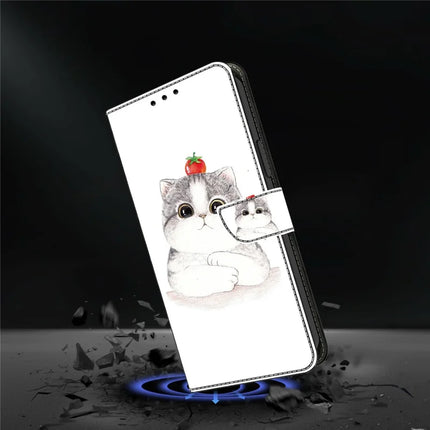 For Google Pixel 9 Pro  /  Pixel 9 Case Pattern Printing Anti-Drop Leather Flip Wallet Phone Cover