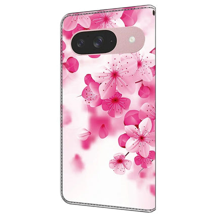 For Google Pixel 9 Pro  /  Pixel 9 Case Pattern Printing Anti-Drop Leather Flip Wallet Phone Cover