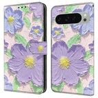 Oil Painting Purple Flowers