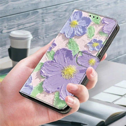 For Google Pixel 9 Pro XL Case Pattern Printing Anti-Drop Leather Flip Wallet Phone Cover