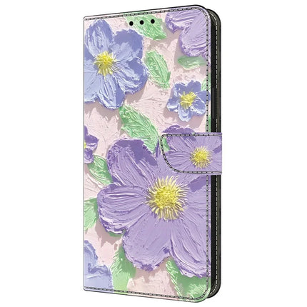 For Google Pixel 9 Pro XL Case Pattern Printing Anti-Drop Leather Flip Wallet Phone Cover