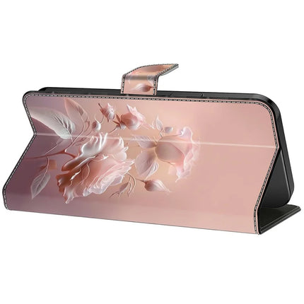 For Google Pixel 9 Pro XL Case Pattern Printing Anti-Drop Leather Flip Wallet Phone Cover