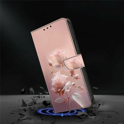 For Google Pixel 9 Pro XL Case Pattern Printing Anti-Drop Leather Flip Wallet Phone Cover