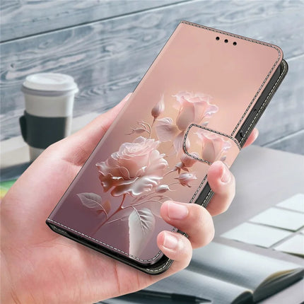 For Google Pixel 9 Pro XL Case Pattern Printing Anti-Drop Leather Flip Wallet Phone Cover
