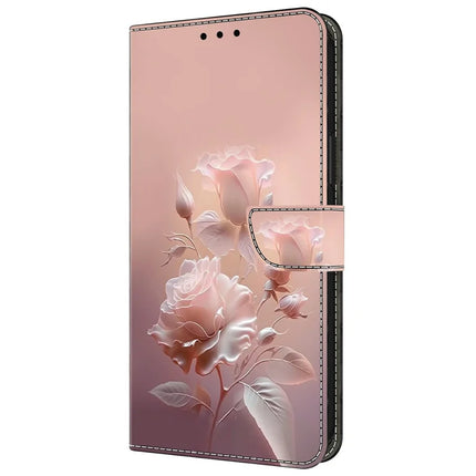 For Google Pixel 9 Pro XL Case Pattern Printing Anti-Drop Leather Flip Wallet Phone Cover