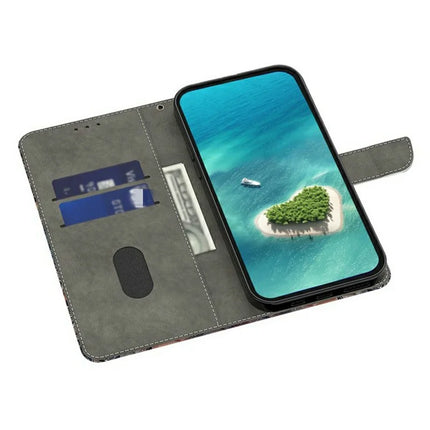 For Google Pixel 9 Pro XL Case Pattern Printing Anti-Drop Leather Flip Wallet Phone Cover