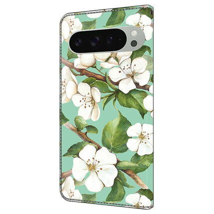 For Google Pixel 9 Pro XL Case Pattern Printing Anti-Drop Leather Flip Wallet Phone Cover