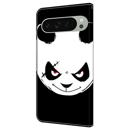 For Google Pixel 9 Pro XL Case Pattern Printing Anti-Drop Leather Flip Wallet Phone Cover
