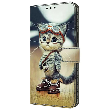For Google Pixel 9 Pro XL Case Pattern Printing Anti-Drop Leather Flip Wallet Phone Cover