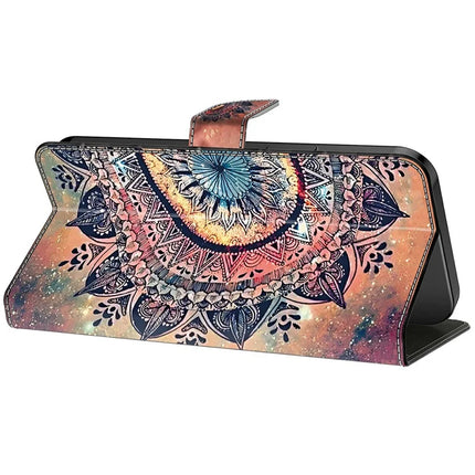 For Google Pixel 9 Pro XL Case Pattern Printing Anti-Drop Leather Flip Wallet Phone Cover