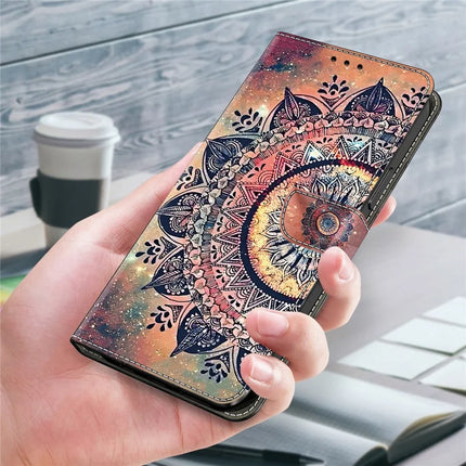 For Google Pixel 9 Pro XL Case Pattern Printing Anti-Drop Leather Flip Wallet Phone Cover