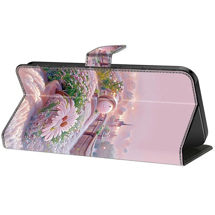 For Google Pixel 9 Pro XL Case Pattern Printing Anti-Drop Leather Flip Wallet Phone Cover