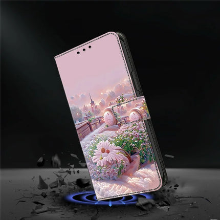 For Google Pixel 9 Pro XL Case Pattern Printing Anti-Drop Leather Flip Wallet Phone Cover