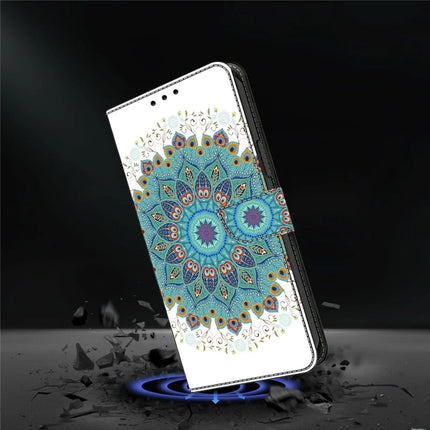 For Google Pixel 9 Pro XL Case Pattern Printing Anti-Drop Leather Flip Wallet Phone Cover