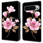 Black  /  Flowers