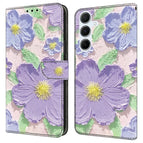Oil Painting Purple Flowers