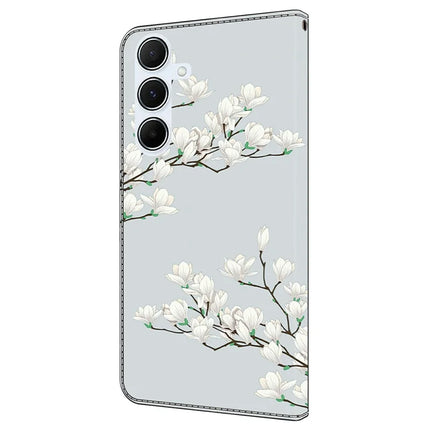 For Samsung Galaxy A56 5G  /  A36 5G Case Pattern Printing Anti-Drop Leather Flip Wallet Phone Cover