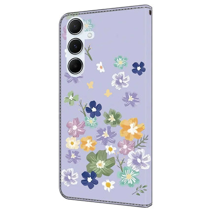 For Samsung Galaxy A56 5G  /  A36 5G Case Pattern Printing Anti-Drop Leather Flip Wallet Phone Cover