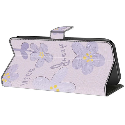 For Samsung Galaxy A35 5G Case Pattern Printing Anti-Drop Leather Flip Wallet Phone Cover