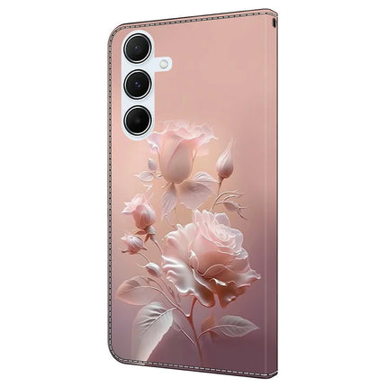 For Samsung Galaxy A35 5G Case Pattern Printing Anti-Drop Leather Flip Wallet Phone Cover