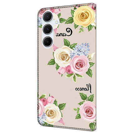 For Samsung Galaxy A55 5G Case Pattern Printing Anti-Drop Leather Flip Wallet Phone Cover