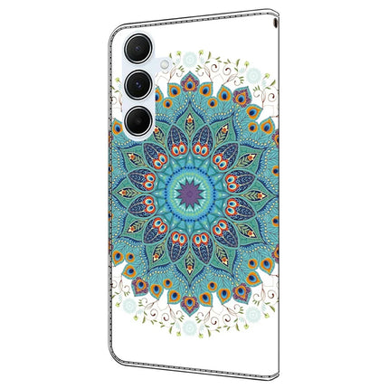For Samsung Galaxy A55 5G Case Pattern Printing Anti-Drop Leather Flip Wallet Phone Cover
