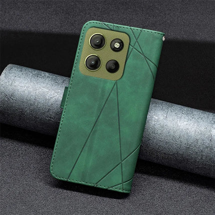 BINFEN COLOR BF05 For Motorola Moto G15 4G Case Leather Phone Cover Wallet Stand