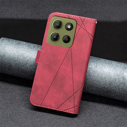 BINFEN COLOR BF05 For Motorola Moto G15 4G Case Leather Phone Cover Wallet Stand