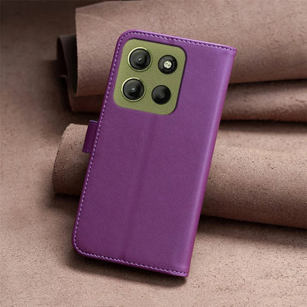 BINFEN COLOR BF17 For Motorola Moto G15 4G Case Wallet Folio Flip Leather Cover