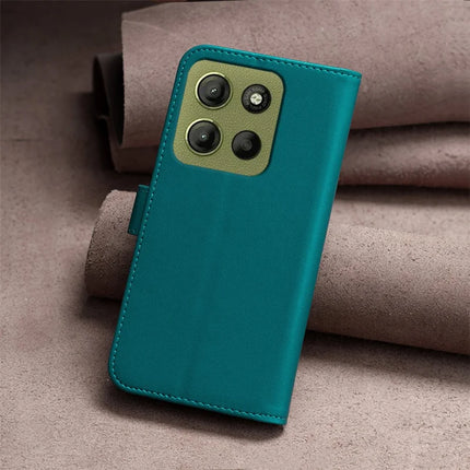 BINFEN COLOR BF17 For Motorola Moto G15 4G Case Wallet Folio Flip Leather Cover