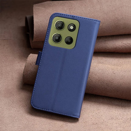 BINFEN COLOR BF17 For Motorola Moto G15 4G Case Wallet Folio Flip Leather Cover