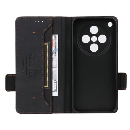 For Oppo Find X8 5G Case Leather Wallet Flip Phone Cover with Hardware Decor