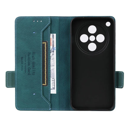 For Oppo Find X8 5G Case Leather Wallet Flip Phone Cover with Hardware Decor
