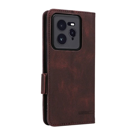 For Realme GT 7 Pro 5G Case Leather Wallet Flip Phone Cover with Hardware Decor