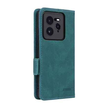 For Realme GT 7 Pro 5G Case Leather Wallet Flip Phone Cover with Hardware Decor