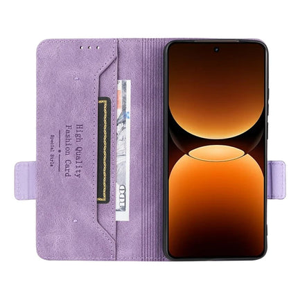 For Realme GT 7 Pro 5G Case Leather Wallet Flip Phone Cover with Hardware Decor