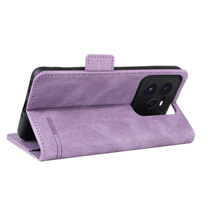 For Realme GT 7 Pro 5G Case Leather Wallet Flip Phone Cover with Hardware Decor