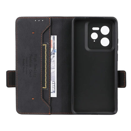 For Realme GT 7 Pro 5G Case Leather Wallet Flip Phone Cover with Hardware Decor
