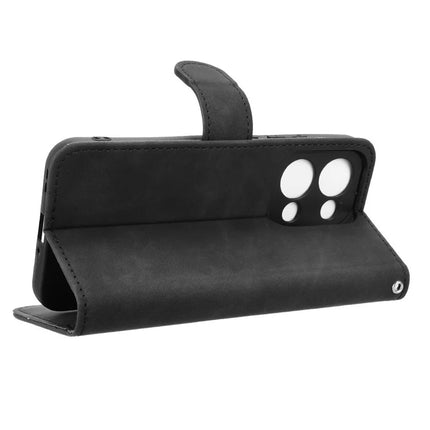 For Oppo Reno13 5G (Global) Leather Case Skin Feel Anti Drop Wallet Flip Phone Cover