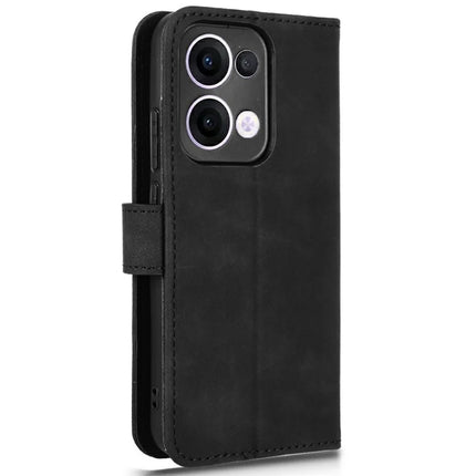 For Oppo Reno13 5G (Global) Leather Case Skin Feel Anti Drop Wallet Flip Phone Cover