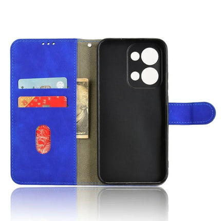 For Oppo Reno13 5G (Global) Leather Case Skin Feel Anti Drop Wallet Flip Phone Cover
