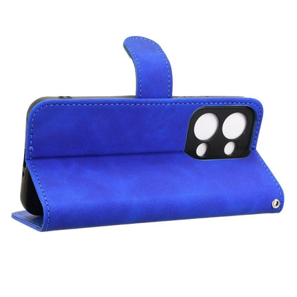 For Oppo Reno13 5G (Global) Leather Case Skin Feel Anti Drop Wallet Flip Phone Cover
