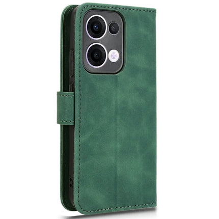 For Oppo Reno13 5G (Global) Leather Case Skin Feel Anti Drop Wallet Flip Phone Cover