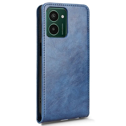 Leather Case for HMD Pulse Pro / Pulse+ / Pulse Card Slot Magnetic Vertical Flip Phone Cover