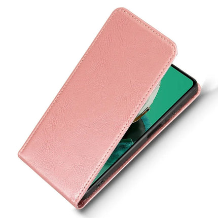 Leather Case for HMD Pulse Pro / Pulse+ / Pulse Card Slot Magnetic Vertical Flip Phone Cover