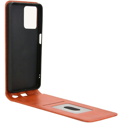 Leather Case for HMD Pulse Pro / Pulse+ / Pulse Card Slot Magnetic Vertical Flip Phone Cover