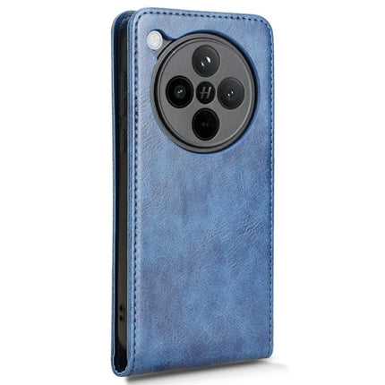 For Oppo Find X8 Pro 5G Case with Card Slot Magnetic Vertical Flip Leather Phone Cover