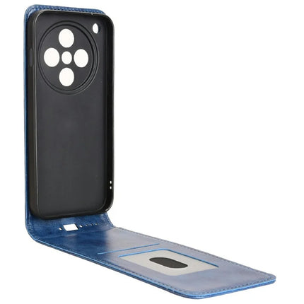 For Oppo Find X8 Pro 5G Case with Card Slot Magnetic Vertical Flip Leather Phone Cover